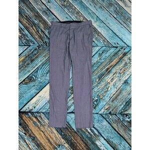 Zara Men's US Size 32 Blue And White Dress Pants
